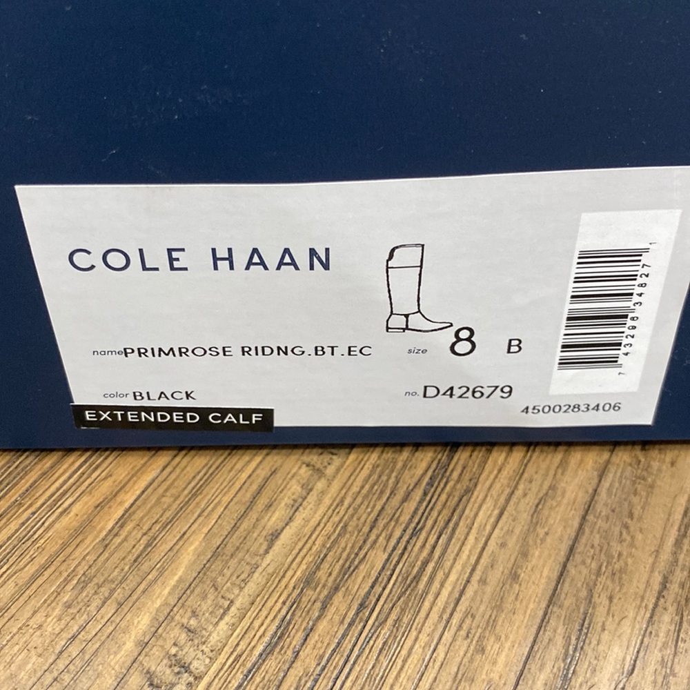Cole Haan Extended Calf Leather Boots